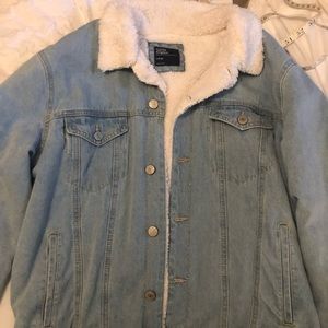 Sunrise Kingdom Fur Lined Denim Jacket